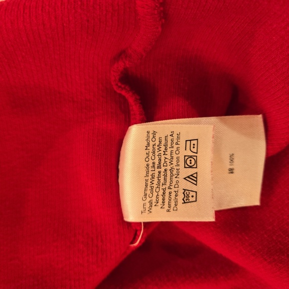 Eddie Bauer Mens Cotton 1/4 Zip Long Sleeve Pullover Knit  Sweater Red Size XL - Picture 10 of 11